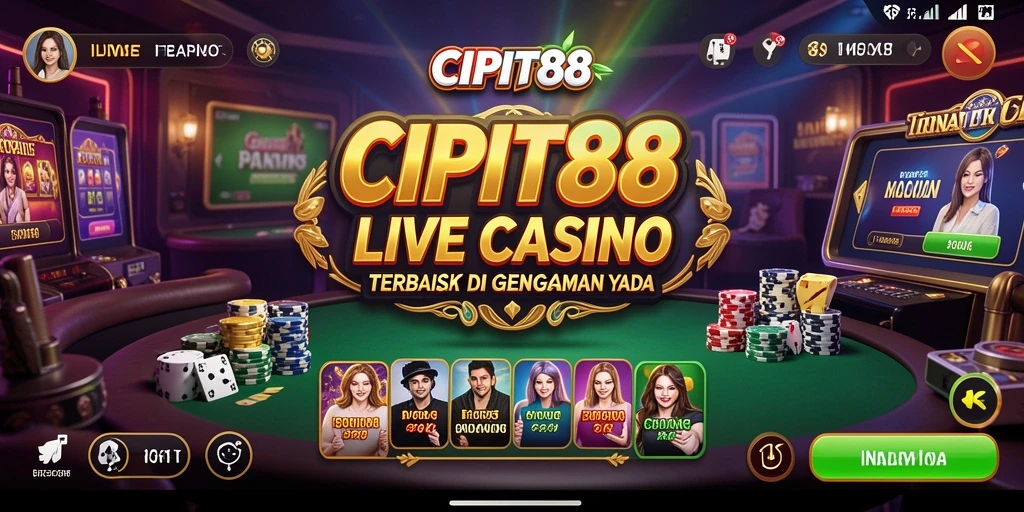 Tampilan gameplay Live Casino yang menarik dan interaktif.