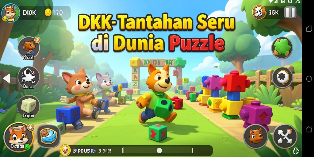Tangkapan layar DKK menampilkan gameplay yang menarik dan menantang.