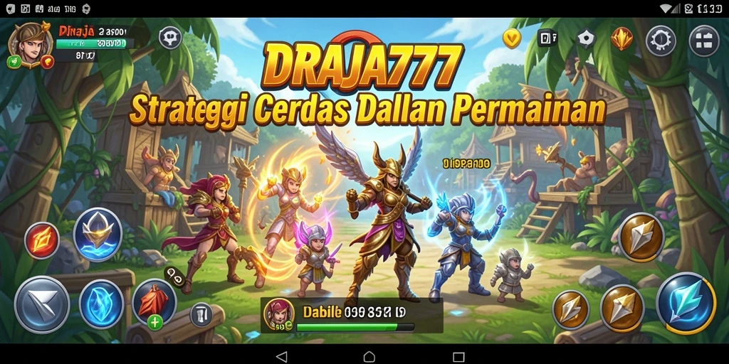 Tampilan gameplay menarik dari DRAJA777 dengan strategi cerdas.