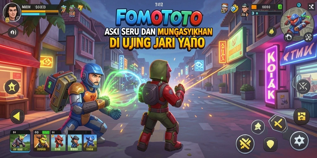 Menampilkan gameplay seru FOMOTOTO dengan aksi cepat dan mendebarkan.