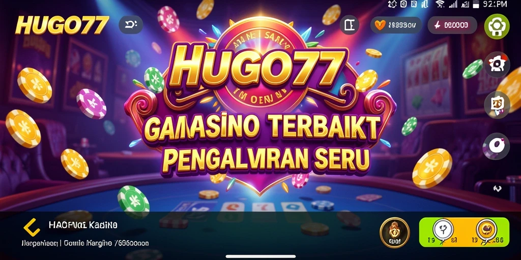 Tampilan gameplay <strong>HUGO77</strong> yang seru dan menarik.