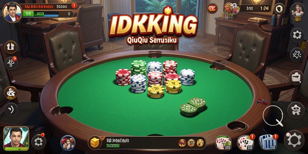 Screenshot gameplay QiuQiu IDRKING yang menarik dan seru.