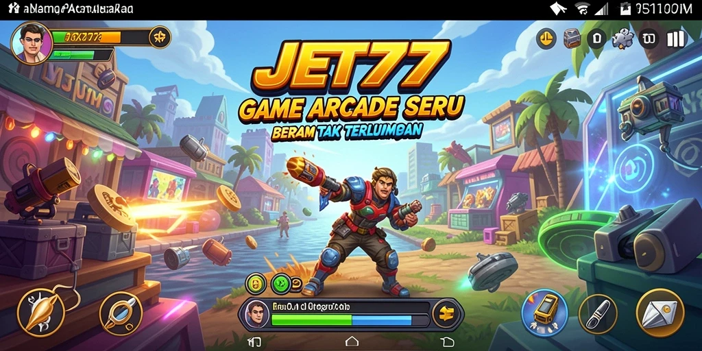 Screenshot gameplay JET77 menampilkan aksi seru dan grafis menarik.