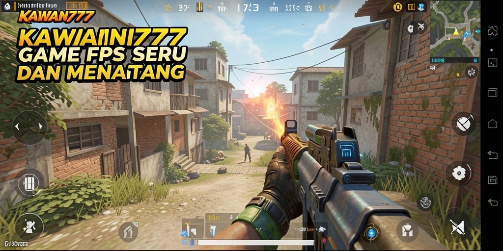 Screenshot gameplay KAWAN777 menampilkan aksi menembak yang seru dan grafik realistik.