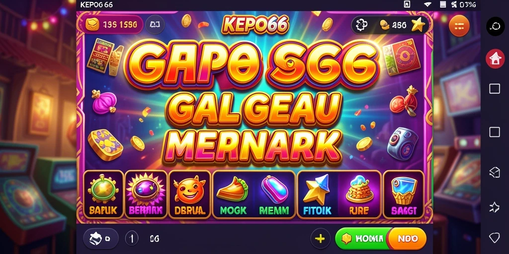 Tampilan gameplay KEPO66 yang menarik dengan berbagai fitur slot.