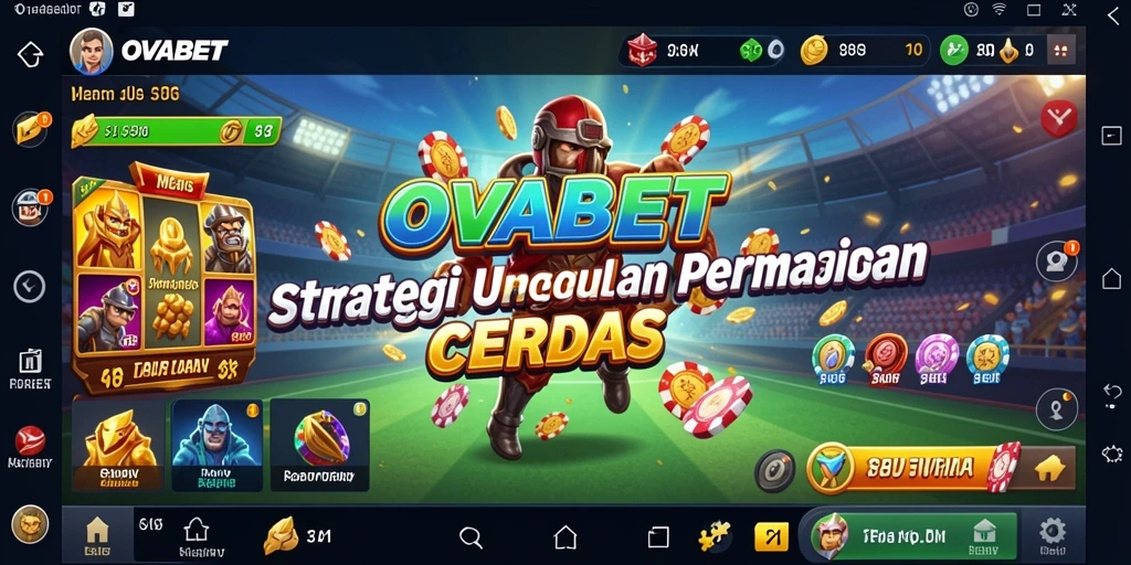 Tampilan dinamis dalam permainan strategi OVABET di layar.