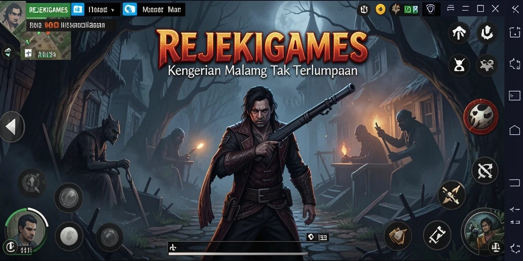 Tangkapan layar dari gameplay mendebarkan di REJEKIGAMES.