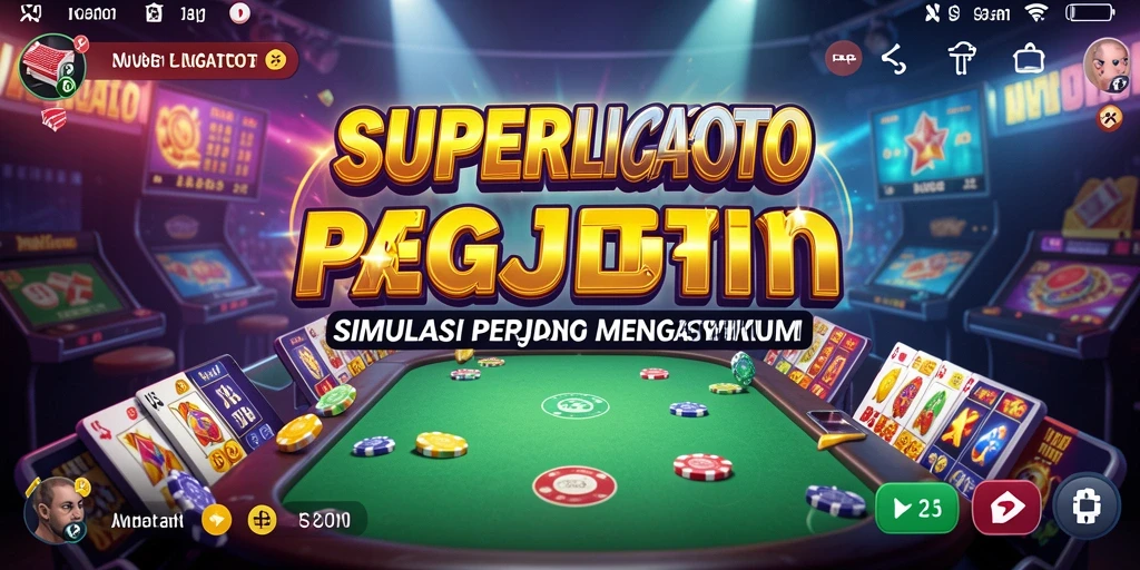 Tampilan gameplay SUPERLIGATOTO yang memukau dan realistis.